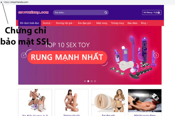Chứng chỉ bảo mật thông tin SSL