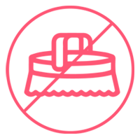 Không dùng chất tẩy mạnh