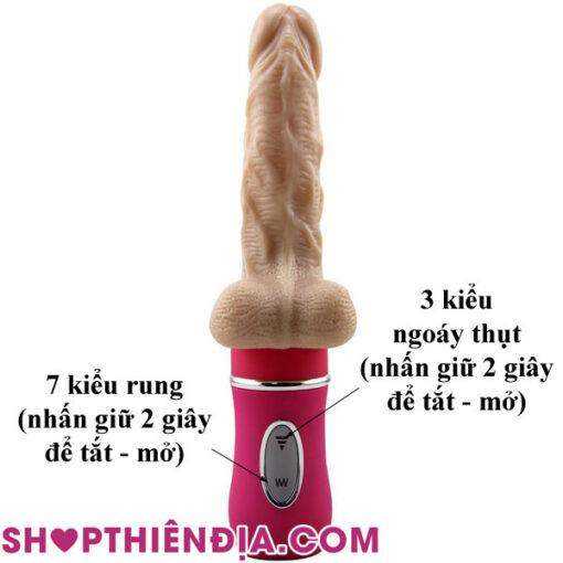 Hướng dẫn sử dụng dương vật giả cầm tay cao cấp rung thụt