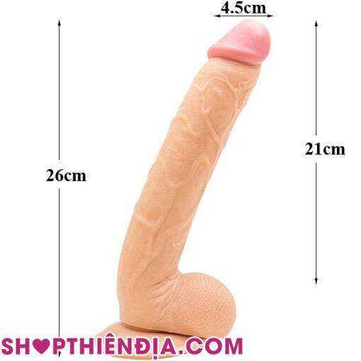 Dương vật giả khủng mềm mịn được mô phỏng tỉ mỉ chính xác đến từng milimet