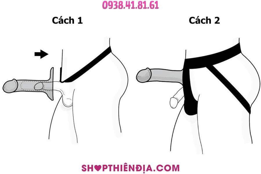 Dương vật giả đeo hỗ trợ nam giới rối loạn cương dương với 2 cách