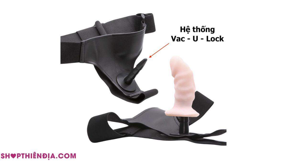 Hệ thống Vac-U-Lock trên dây đeo dương vật giả