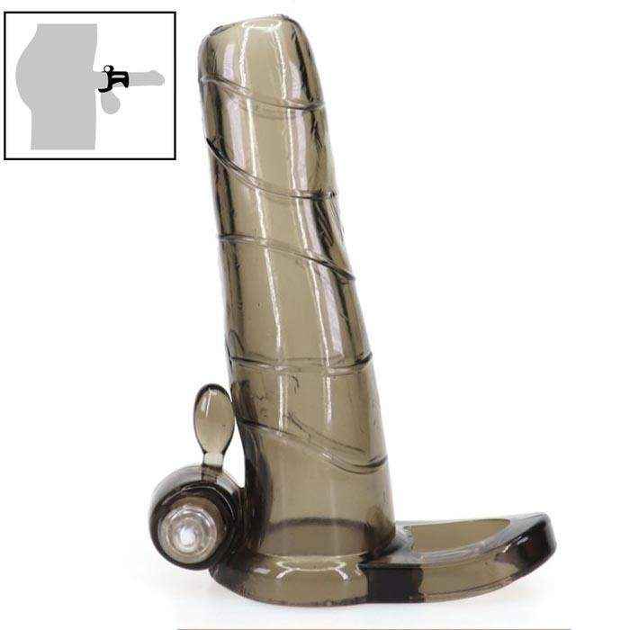 Bao cao su đôn dên hở đầu có quai đeo Feed có rung