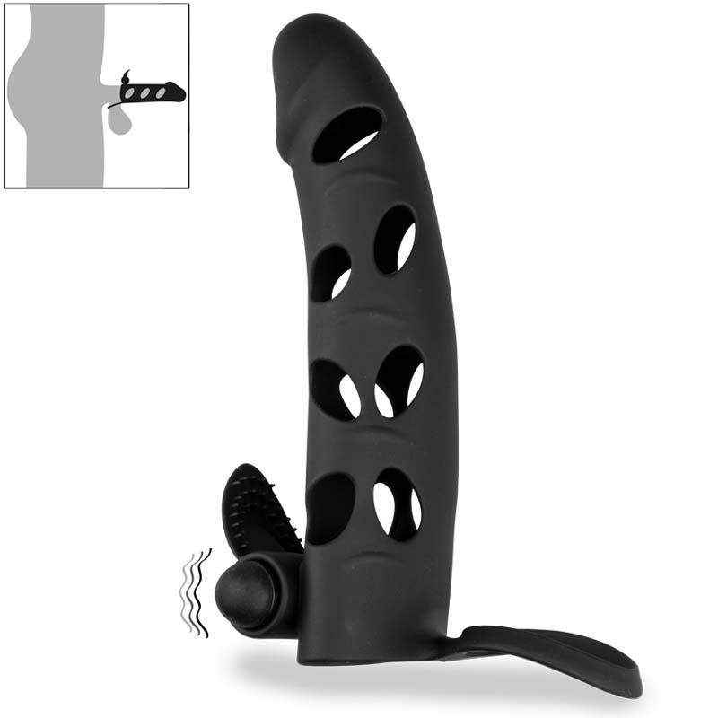 Bao rọ có vòng đeo tinh hoàn và lưỡi liếm Muzz siêu mềm