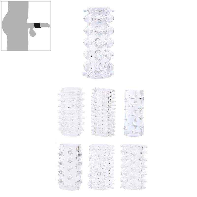 Bộ 7 cái bao cao su đôn khúc giữa gai bi Power