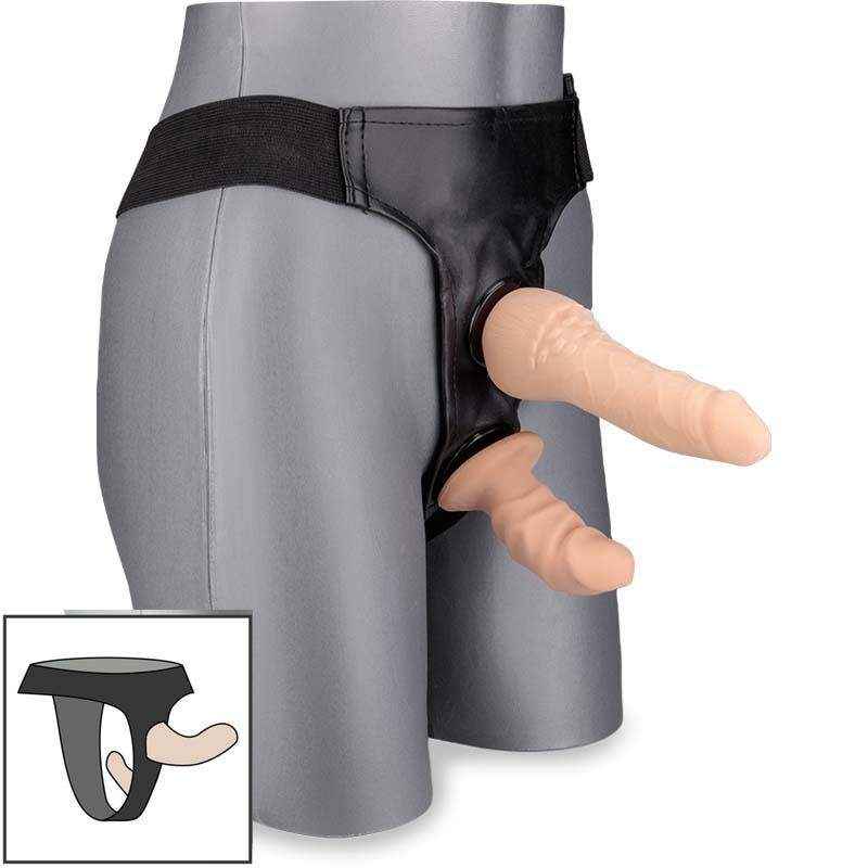 Dương vật giả có dây đeo 2 đầu Ultra (tháo lắp linh hoạt)