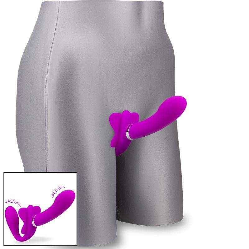 Dương vật giả đeo không dây rung 2 đầu Valerie