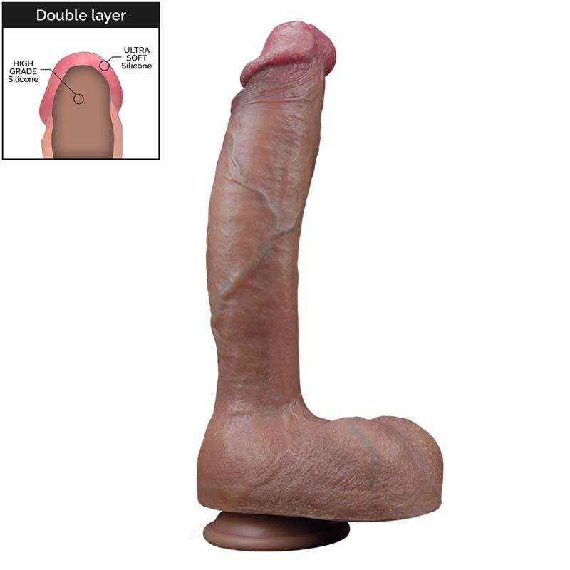 Dương vật giả Mỹ đen to dài Jason (silicon bạch kim)