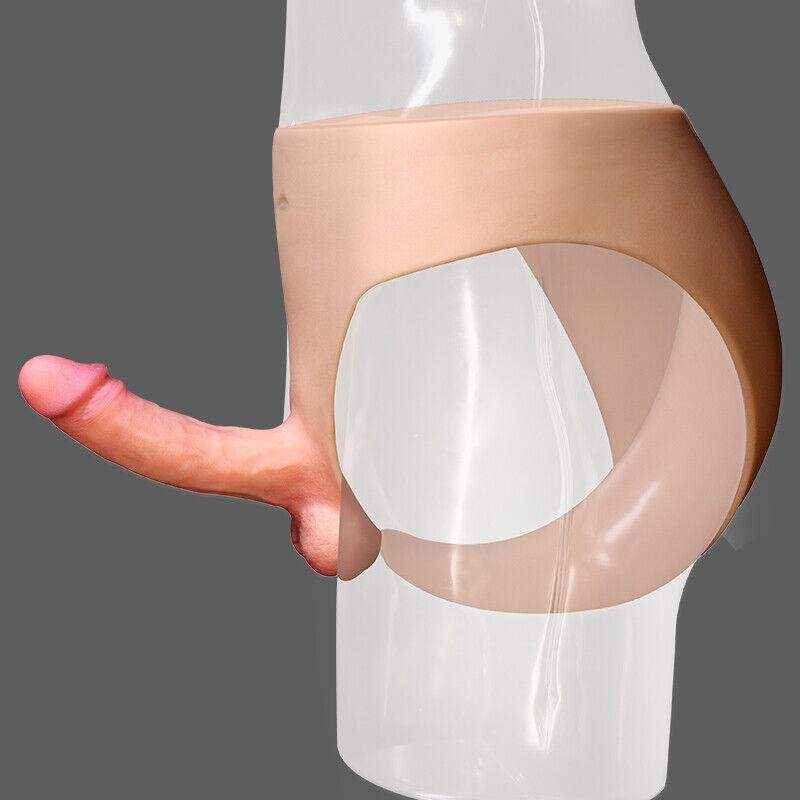 Dương vật giả silicon liền quần cho nam Chris