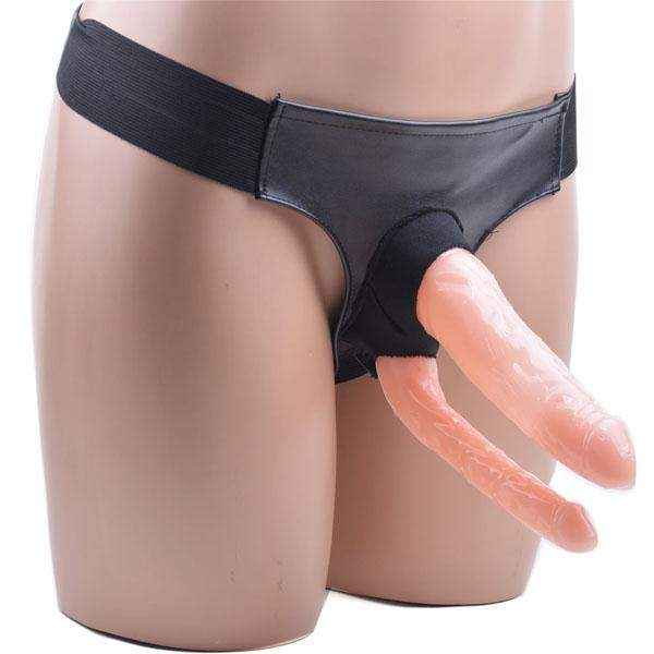 Dương vật rỗng ruột có dây đeo 2 đầu