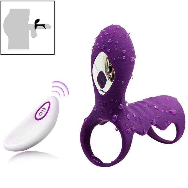 Lồng dương vật có rung điều khiển từ xa Omy