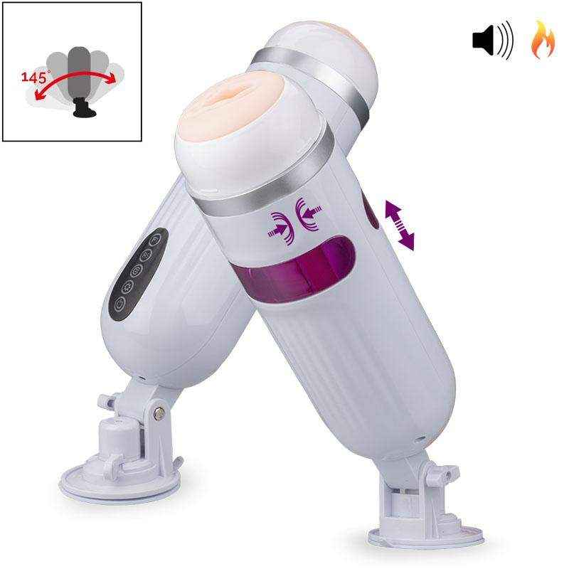 Máy thủ dâm nam Snowstorm co bóp bằng túi khí (có nhiệt + tiếng rên)