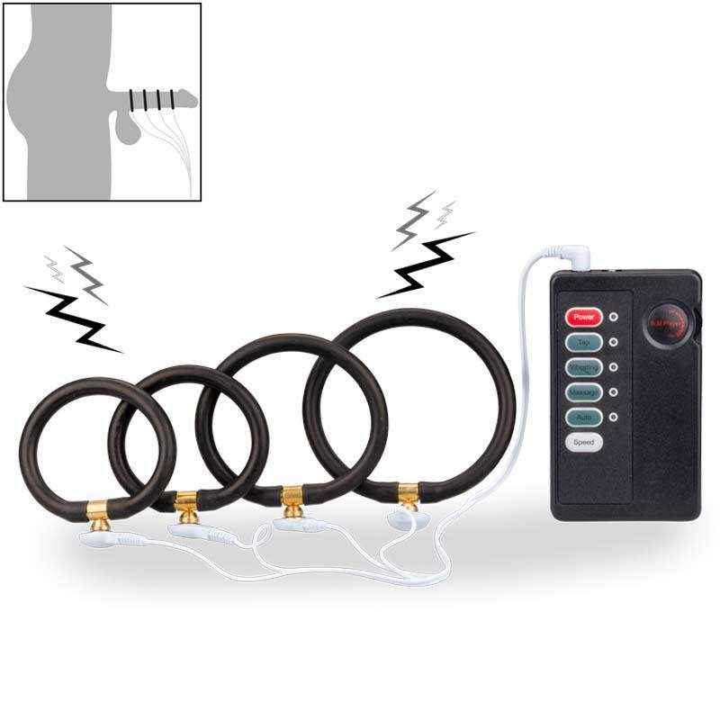 Vòng đeo cu kích thích bằng xung điện Estim Cock Ring
