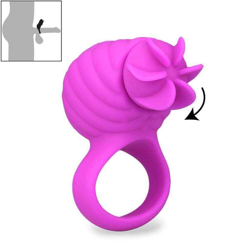 Vòng đeo dương vật rung xoay Frances