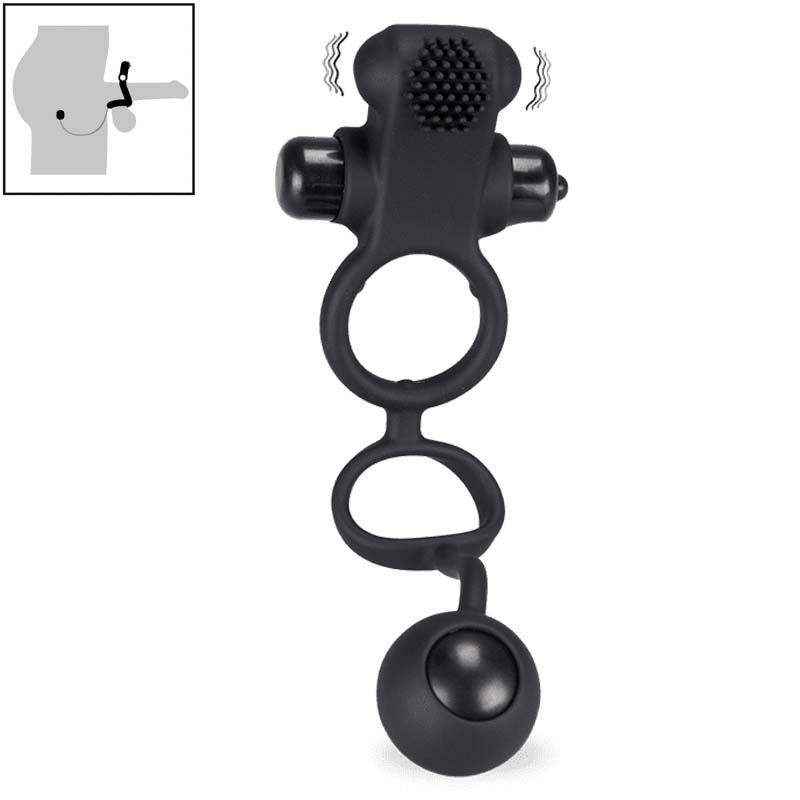 Vòng rung kép kèm bóng kích thích hậu môn Maximizer